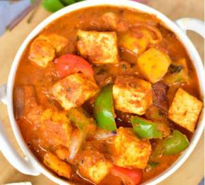 Kadai paneer curries