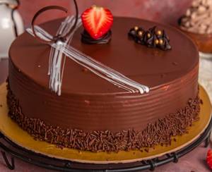 Chocolate truffle cake [eggless]