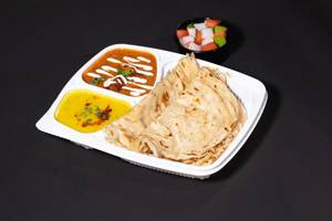 Paratha With Chicken Curry & Dal