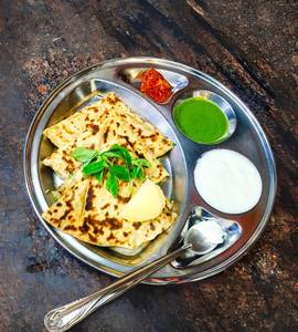 Aloo + Methi Paratha