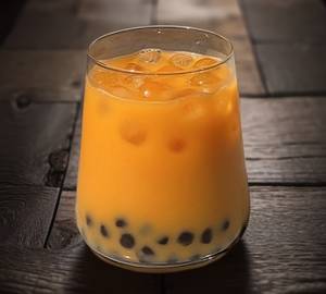 Orange oasis boba shake
