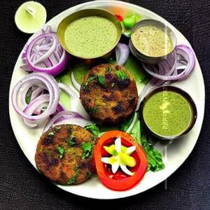 Hara bhara kabab salad