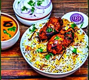 Chicken tikka biryani