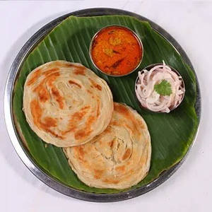 Parotta With Curry (2 Pcs)