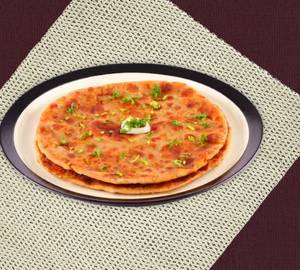 alloo paratha with chatni....2 pieces