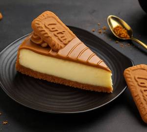 New York Baked Lotus Biscoff Cheesecake Slice