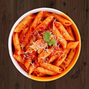 Cheesy Red Sauce Pasta