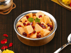 Muskmelon Fruit Bowl