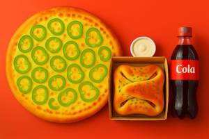 4 Course Capsicum Pizza Combo Meal