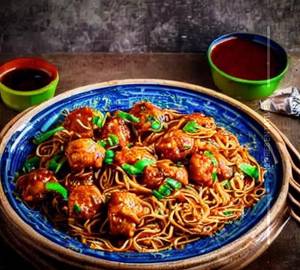 Chicken Manchurian Noodles