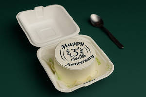 3rd Month Anniversary Bento Cake [225 Gms]