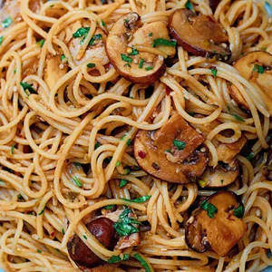 Mushroom Noodles