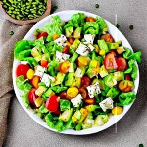 Veg protien salad