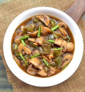 Chilly Mushroom Gravy