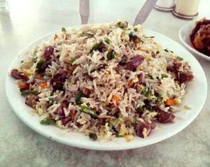 Mutton Hakka Fried Rice