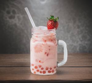 Strawberry delight boba shake
