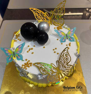 Mix Fruit Butterfly Cake
