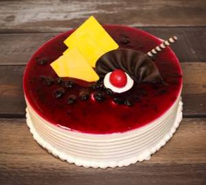 Vanilla bluberry cake