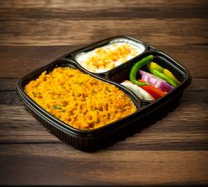 Masala Khichdi + Raita + Salad