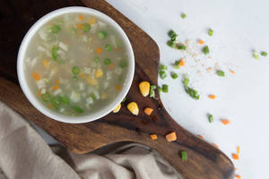 Sweet corn soup