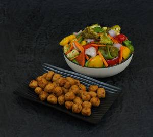 30 Gms Protein Soya Tikka With Sautee Veggies