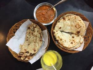 Paneer butter masala with [2 pieces] baby lacha paratha and salad combo