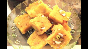 Moong Dal Barfi (ghee)