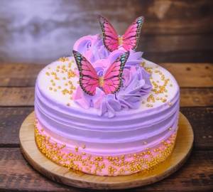 Pink Butterfly Cake