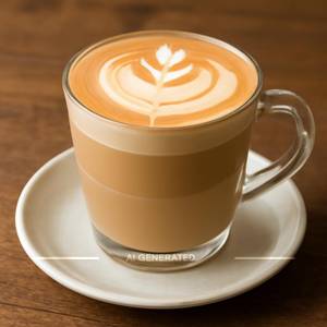 Hazelnut Hot Latte