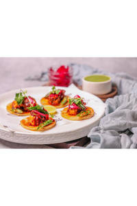 Paneer Ghee Roast with Malabar Paratha Taco   (4 Pcs)