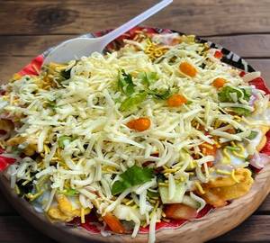 Cheese Samosa Chaat