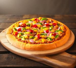 Paneer Red Paprika Cheese Topping Pizza