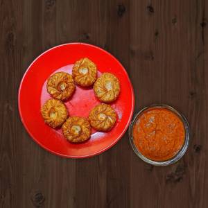 Veg cheese fried momos