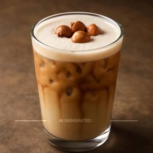 Hazelnut Iced Latte