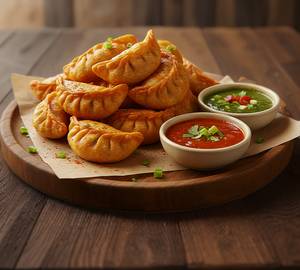 Crispy Paneer Momos Fried