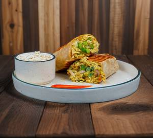 Bombay Bhurji Wrap ?Whole Wheat Paneer Masala