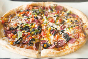 Veg sejuan pizza