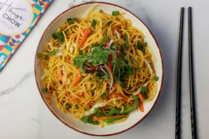 Veg Hakka Noodles (half)