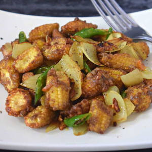 Baby Corn Mushroom Salt & Pepper