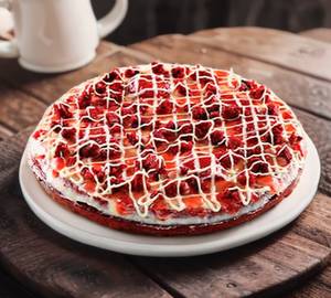 Red Velvet Waffle Cake