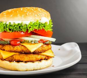 Double Tikki Cheese Burger