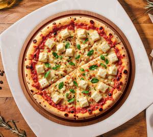 Double loaded paneer pizza