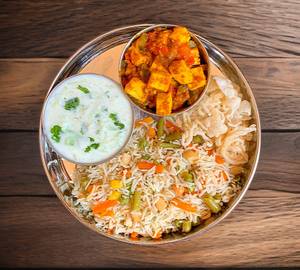 Fried Rice + Shahi Paneer