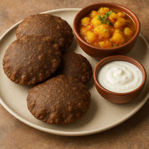 Kuttu Aloo Poori