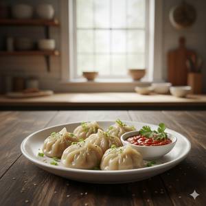 Paneer Steam Momos(8 Pcs)