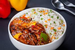 Chicken lababdar rice bowl