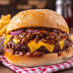 Chilli Cheese Burger