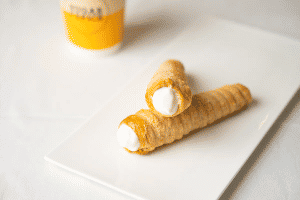Vanilla cream roll