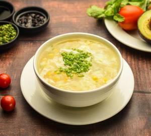 Chicken Sweet Corn Soup [Serves 1]