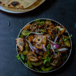 Mushroom Pepper Fry